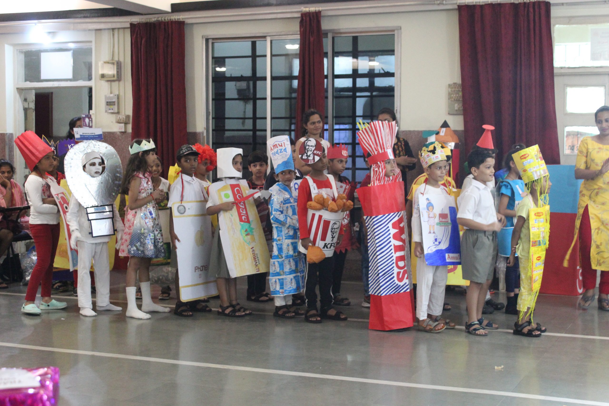 A fancy dress competition is being organised by the school on Children's  day. This will give an opportunity - Brainly.in
