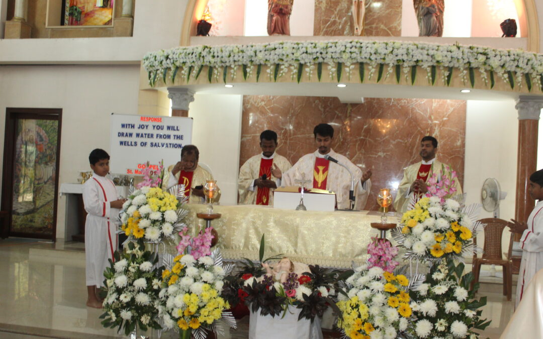 Mass of the newly ordained priests!